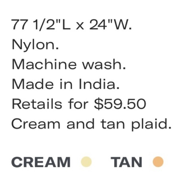 J. Crew plaid large reversible scarf shawl neutral, houndstooth mix - Picture 6 of 6